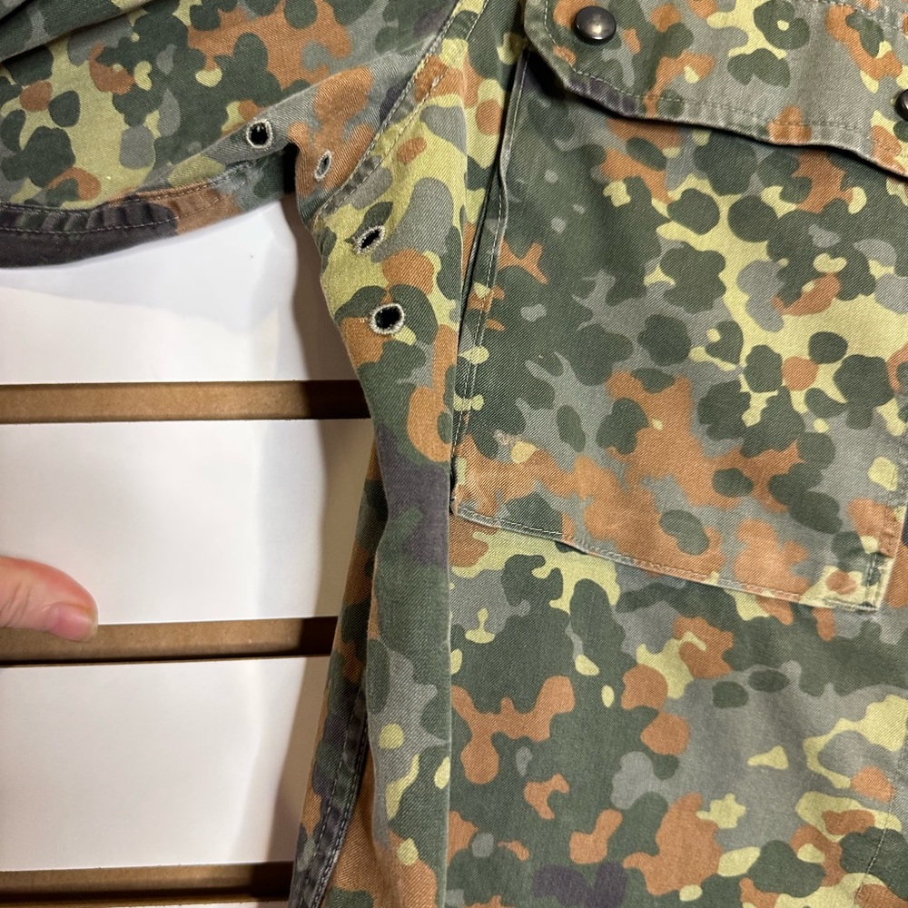 Vintage GE Kohler Flecktarn Field Shirt Jacket German Military 1996 No Flags - Picture 7 of 10